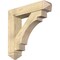 Ekena Millwork Merced Arts and Crafts Rough Sawn Bracket w/ Offset Brace, Douglas Fir, 8"W x 36"D x 36"H BKT0806X36X36MRC03RDF - alternate 1